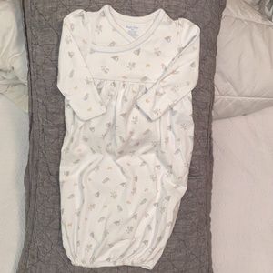 Ralph Lauren White Bear Sleeper Gown 9m